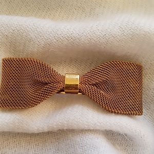 Vintage Brass Bow Hairclip